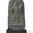 A BLACK STONE STELE OF SURYA - Аукционные цены