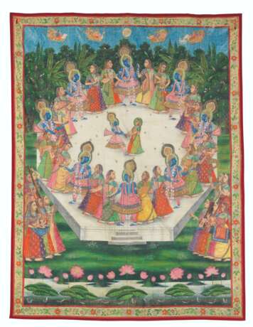A PICCHVAI DEPICTING THE RASALILA - photo 1