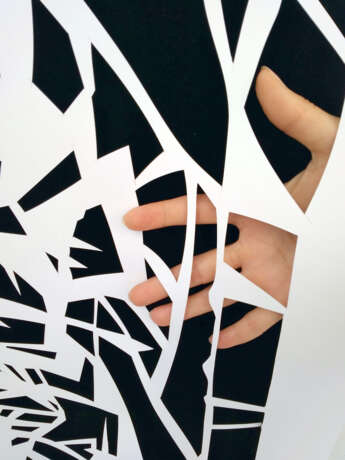 Collage, Paper cut, vytynanka “Office man”, Paper, Collage, Postmodern, Figurative art, Ukraine, 2021 - photo 2