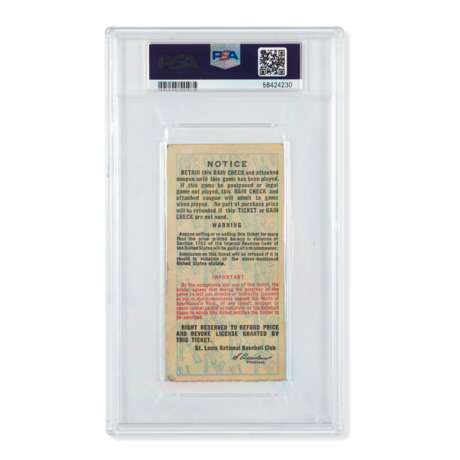 1946 World Series Game (1) ticket stub - Ted Williams World Series debut - Foto 2