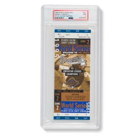 1995 World Series Game (2) full ticket - photo 1