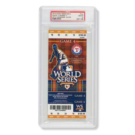 2010 World Series Game (4) full ticket - Foto 1