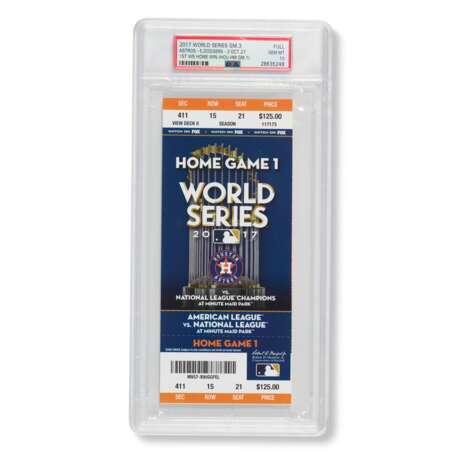 2017 World Series Game (3) full ticket - фото 1