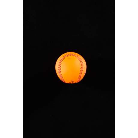 Official Charles O. Finley model orange baseball c.1970s - фото 3