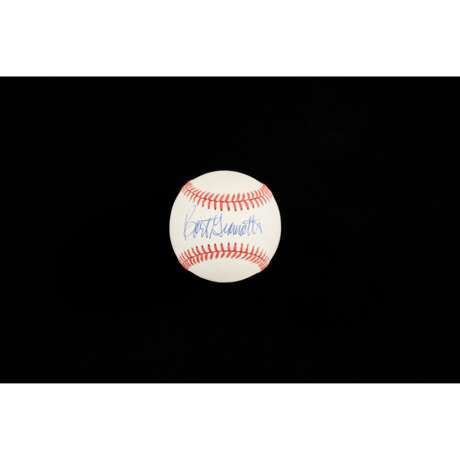 Commissioner Bart Giamatti Single Signed Baseball - photo 1