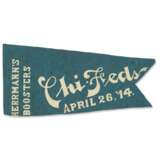 1914 Chicago "Chi-Feds" Federal League Miniature Souvenir Pennant - фото 1