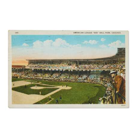 Collection of (33) Vintage Baseball Souvenir Postcards c.1910-50 - Foto 13