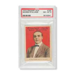 1915 Cracker Jack #162 George Stallings (PSA NM-MT 8)