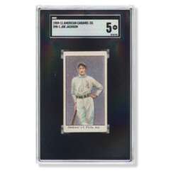 1909-11 E90-1 American Caramel Joe Jackson Rookie Card (SGC 5 EX)