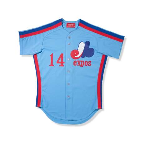 1984 Pete Rose Montreal Expos Professional Model Road Jersey (SGC/Grob: VG) - photo 1