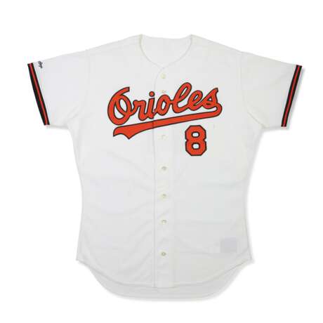 1991 Cal Ripken Jr. Baltimore Orioles Professional Model Home Uniform (SGC/Grob: EX) - Foto 1