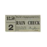 1907 World Series Game (5) full ticket - Series clinching game and the Cubs first World Series Championship - photo 1