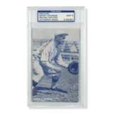 1928 Mickey Cochrane Autographed Exhibit Postcard (PSA/DNA 9 MINT) - Foto 1