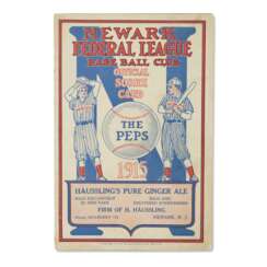 1915 Newark vs. St. Louis Federal League Program