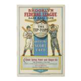 1915 Brooklyn vs. Pittsburgh Federal League Program - фото 1