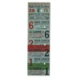 1924 World Series ticket strip (Games 1, 2, and 6) - фото 1