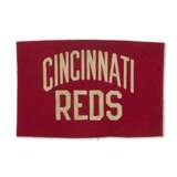 Rare 1919 Cincinnati Reds World Series Souvenir Armband and "Red Rooters" Itinerary Card - photo 1