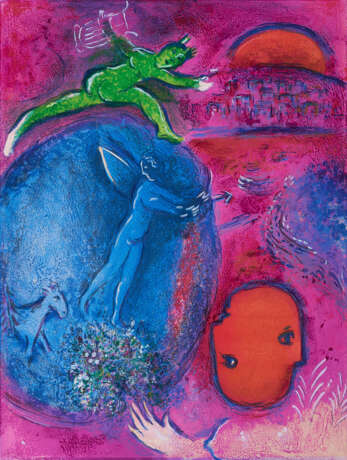 Marc Chagall. Songe de Lamon et de Dryas (From: Daphnis et Chloé) - Foto 1