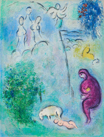 Marc Chagall. Discovery of Chloé by Daphnis (From: Daphnis et Chloé) - photo 1