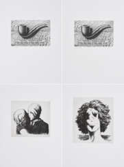 Assembled Lot of 4 Etchings