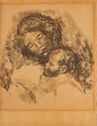 Pierre-Auguste Renoir. Maternité, grande planche - Foto 1