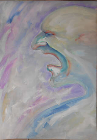Painting “inner malice”, Whatman paper, Watercolor, Abstract Expressionist, эмоции, 2021 - photo 1