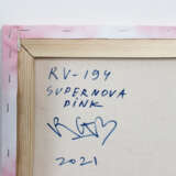 Абстракция Rv-194 Supernova Pink Toile sur le sous-châssis авторская техника Art abstrait Biélorussie 2021 - photo 7