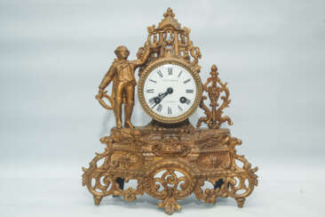 Antique mantel clock, 1850-1865