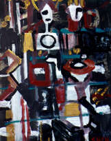 Cardboard, Acrylic painting, Avant-garde, Russia, 2021 Cardboard, Acrylic painting, Avant-garde, Russia, 2021