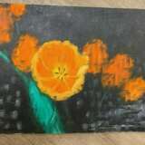 Painting “Tulips”, холст на ДВП, Oil paint, цветы, цветы тюльпаны, Russia, 2020 - photo 1