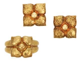 TIFFANY & CO. PALOMA PICASSO SET OF GOLD JEWELRY