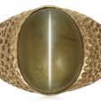 CAT’S EYE CHRYSOBERYL AND GOLD RING - Prix ​​des enchères