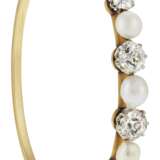 ANTIQUE DIAMOND AND PEARL BRACELET - photo 3