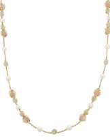 MARINA B CHALCEDONY AND CULTURED PEARL NECKLACE