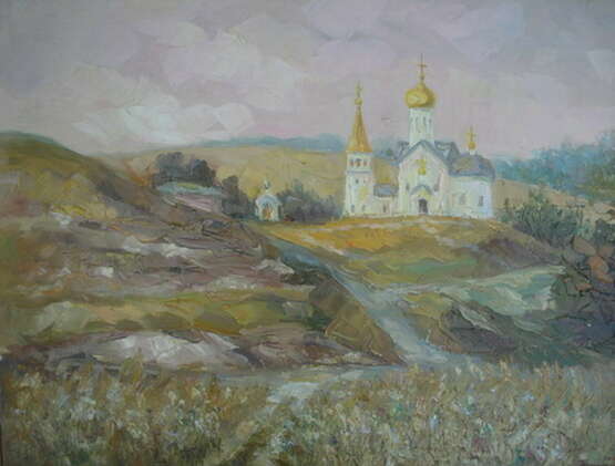 “Orthodox Shrine” Romanticism Landscape painting 2008 - photo 1