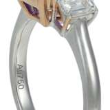 NO RESERVE | PINK SAPPHIRE AND DIAMOND RING - Foto 3