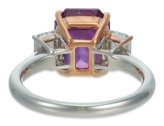 NO RESERVE | PINK SAPPHIRE AND DIAMOND RING - Foto 4