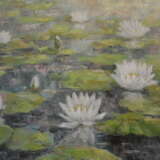 „Weiße Lilien“ Romantik Landschaftsmalerei 2007 - Foto 1