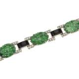 JADE, ONYX AND DIAMOND BRACELET - фото 3