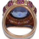 SAPPHIRE, RUBY AND DIAMOND RING - фото 4