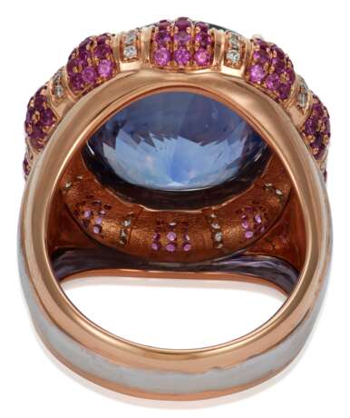 SAPPHIRE, RUBY AND DIAMOND RING - фото 4