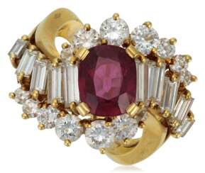 RUBY AND DIAMOND RING