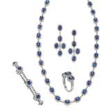 NO RESERVE | SUITE OF SAPPHIRE AND DIAMOND JEWELRY - photo 1