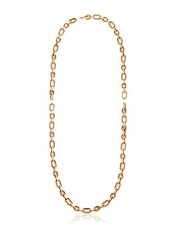 NO RESERVE | DIAMOND AND GOLD LONGCHAIN NECKLACE - фото 4