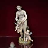 Скульптурная композиция "Дама с амурчиками" Мейсен XIX век - фото 1