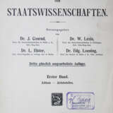 Handwörterbuch der Staatswissenschaften. - Foto 1