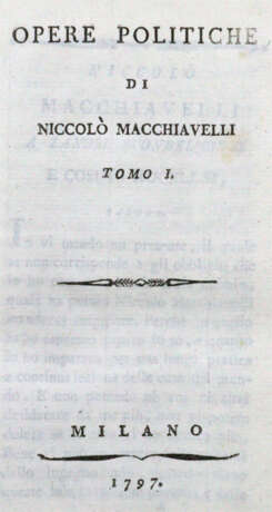 Macchiavelli,N. - фото 1