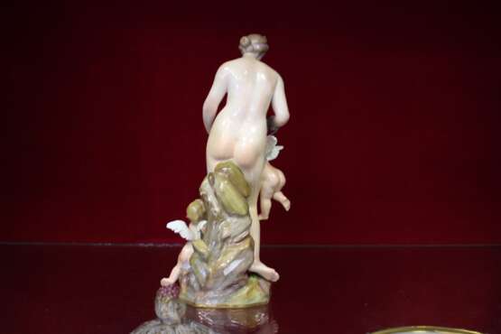 Скульптурная композиция "Дама с амурчиками" Мейсен XIX век - photo 3