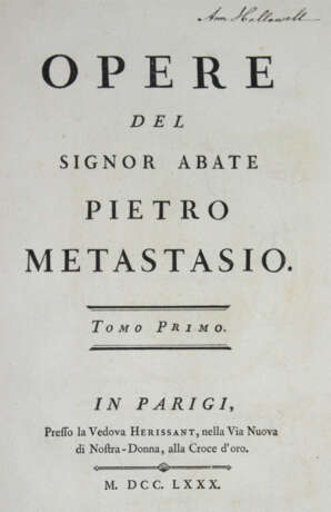 Metastasio,P. - Foto 1