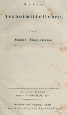 Hahnemann,S. - Foto 1